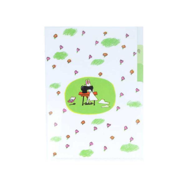 サンスター文具　(限定)クリアファイルA53P わたしのワンピース 花　S2174170