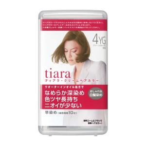 ティアラ 資生堂 クリームヘアカラー 4 やや明るい栗色 医薬部外品