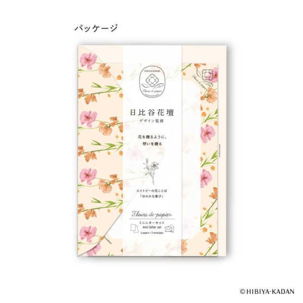 ダイゴー　日比谷花壇 フルールデパピエ ミニレターセット2 OR　S4821