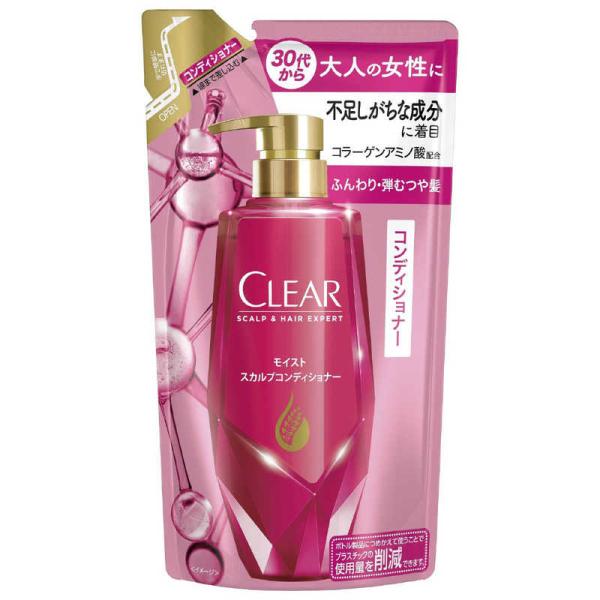 ユニリーバJCM　CLEAR(クリア) モイスト スカルプコンディショナー 替 300g〔リンス・コ...