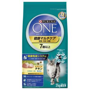 ピュリナワン キャット ドライ 健康マルチケア 7歳以上 チキン ( 2kg