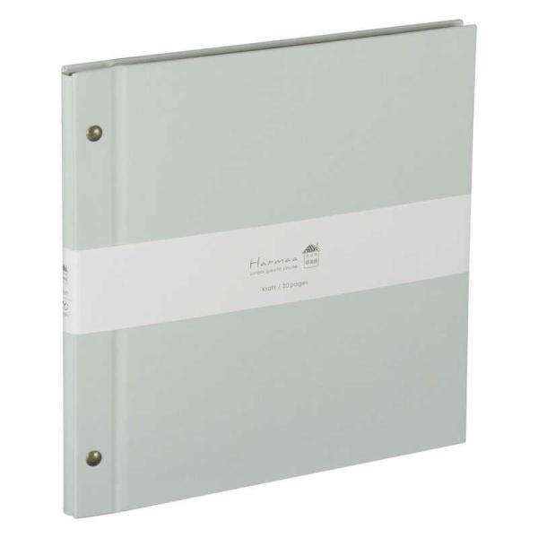 ナカバヤシ　ハルマー 外ビス式 デミサイズ ミントブルー　AHRD201B