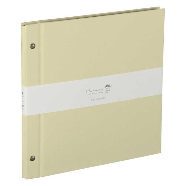 ナカバヤシ　ハルマー 外ビス式 デミサイズ イエロー　AHRD201Y