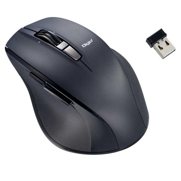 ナカバヤシ　マウス Digio2 神速シリーズ [BlueLED /無線(ワイヤレス) /5ボタン ...