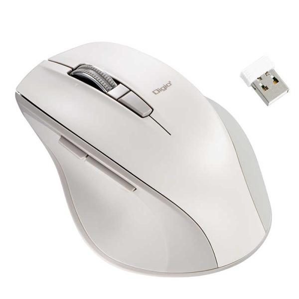 ナカバヤシ　マウス Digio2 神速シリーズ [BlueLED /無線(ワイヤレス) /5ボタン ...