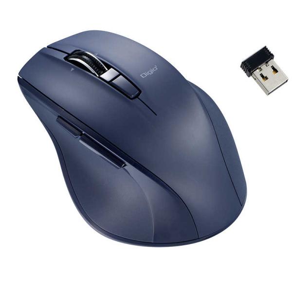 ナカバヤシ　マウス Digio2 神速シリーズ [BlueLED /無線(ワイヤレス) /5ボタン ...