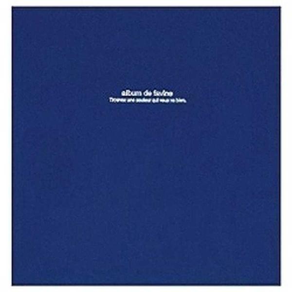 ナカバヤシ　100年台紙ドゥファビネ (Lサイズ/ダークブルー)　アH‐LD‐191‐DB