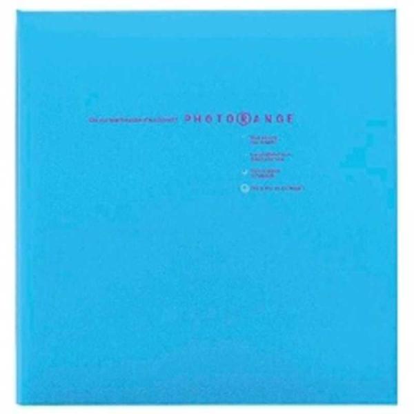 ナカバヤシ　フエルアルバム 白フリー台紙20枚(Lサイズ/ブルー)フォトレンジ　20L‐92‐B (...