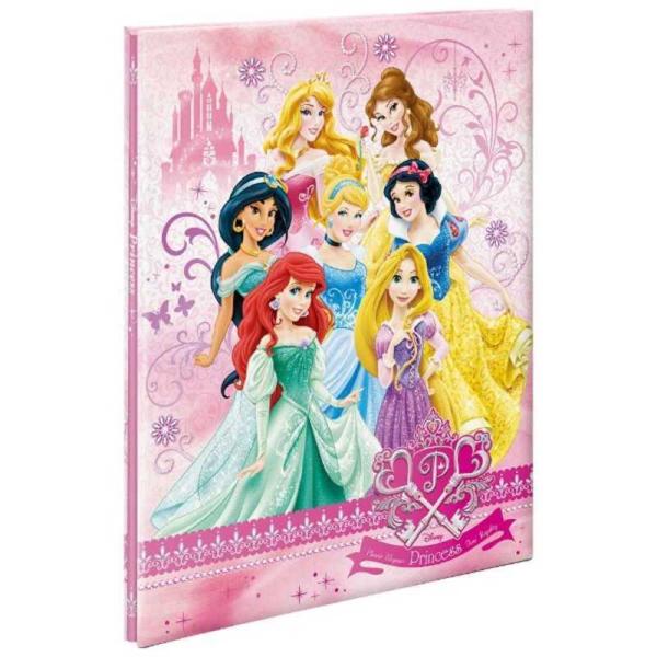 キャラクターA4フエルアルバム プラコート台紙(白)8枚 プリンセス