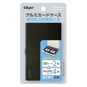 ナカバヤシ　アルミカードケース SD2枚・microSD4枚収納　MCC2202BK｜y-kojima