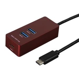 ナカバヤシ Type-C USB3.1 3ポートハブ 120cm UH-C3143