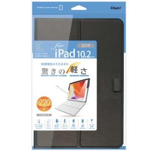 ナカバヤシ　エアリーカバー iPad10.2inch2019用エアリーカバー ブラック　TBC-IP1906BK｜コジマYahoo!店