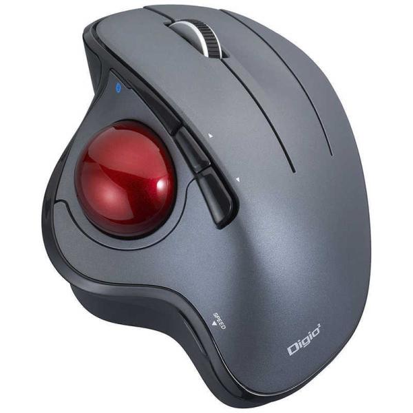 ナカバヤシ　角度可変 Bluetooth5ボタン光学式親指トラックボールマウス (光学式/無線(ワイ...
