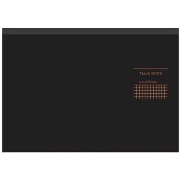 ナカバヤシ　ロジカル・シンクノート ブラック・グレー(A4ヨコ・5mm方眼・70枚)　RP-A402...