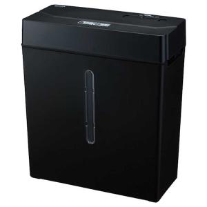 ナカバヤシ 電動シュレッダー ブラック [マイクロカット/A4サイズ/CD