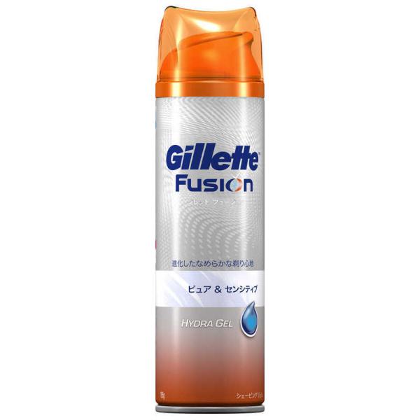 ジレット　Gillette(ジレット)フュージョン シェービングジェル ピュア&amp;センシティブ (19...