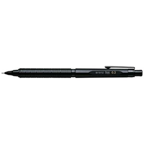 ぺんてる　[シャープペン] オレンズネロ (芯径:0.2mm、軸色:ブラック)　PP3002-A