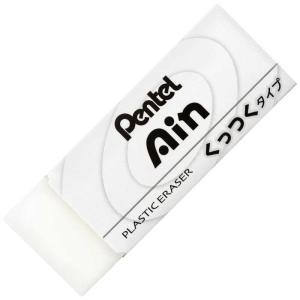 ぺんてる　消しゴム くっつくタイプ大 Ain(アイン) 白　ZEAC10