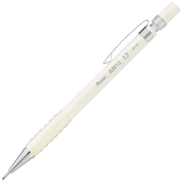 ぺんてる　シャープペン アメイン 1.3mm オフホワイト　AM13-W