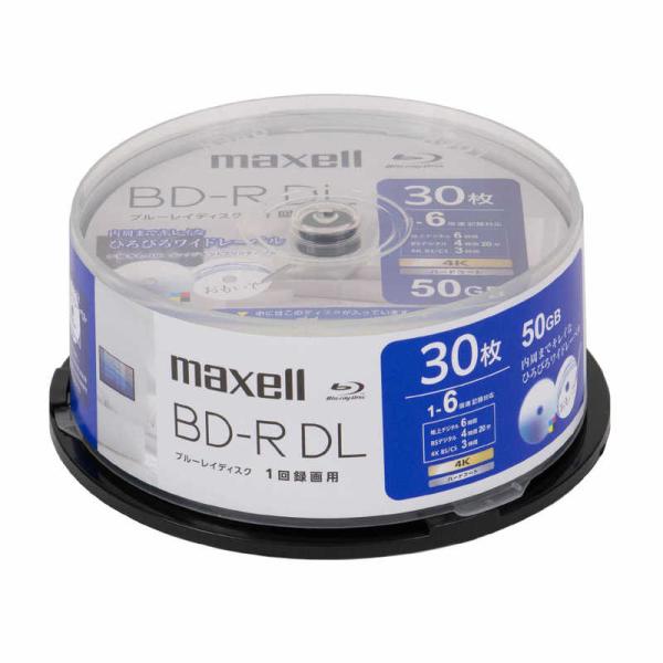 マクセル　録画用ブルーレイディスク BD-RDL 30枚入り maxell ［30枚 / 50GB ...