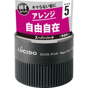 LUCIDO（ルシード） ヘアワックス スーパーハード 80g : サンドラッグe