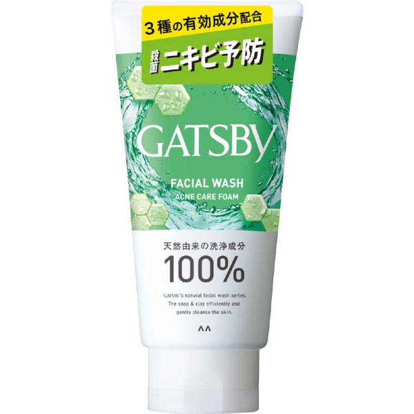 マンダム　GATSBY(ギャツビー)フェイシャルウォッシュ 薬用トリプルケアアクネフォーム 130g...