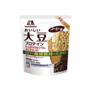 森永製菓　ソイプロテイン ウィダー おいしい大豆プロテイン【コーヒー味/900g(約45食分)】　36JMM84500(1P