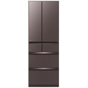 三菱 MITSUBISHI 冷蔵庫 置けるスマート大容量 WXDシリーズ 6ドア フレンチドア  517L MR-WXD52G-XT フロストグレインブラウン