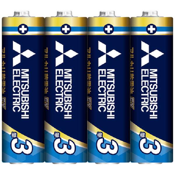 三菱　MITSUBISHI　単3乾電池 アルカリEX [アルカリ/4本]　LR6EXR/4S