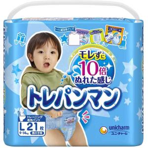 ユニチャーム トレパンマン 男の子用 Lサイズ 21枚