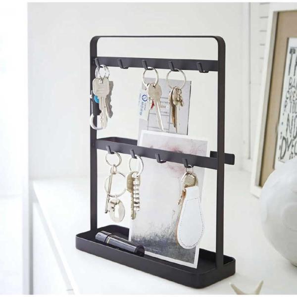 山崎実業　キーフックスタンド スマート ブラック(Smart Key Stand BK) ブラック　...