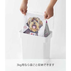山崎実業 密閉袋ごとペットフードストッカーヌー...の詳細画像5