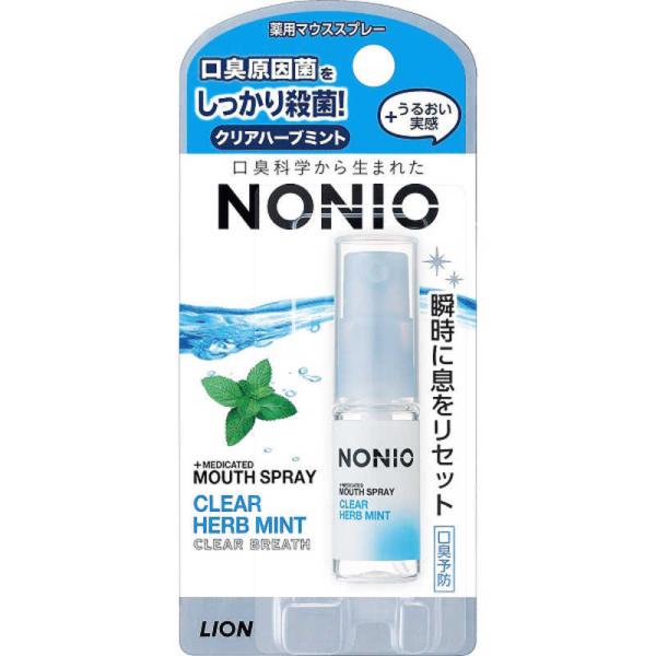 LION　NONIOマウススプレー クリアハーブミント5ml　