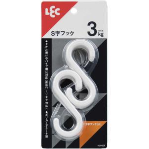 レック S字フック(小)6個入 ホワイトの商品画像