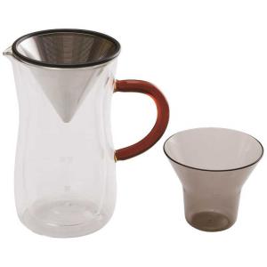 ラッキーコーヒーマシン bonmacダブルウォールコーヒーカラフェセット 700ml ダブルウォールコーヒーカラフェセット