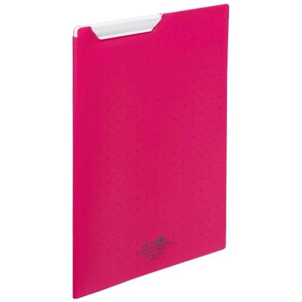 リヒトラブ　[ファイル]AQUA DROPs クリップファイル A4 F50673　赤