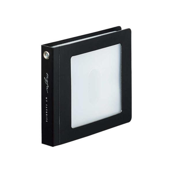 リヒトラブ　myfa スクエアフォトコレクションファイル ミニ ジェットブラック　N3326-24