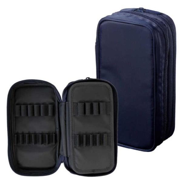 リヒトラブ　スプレッド ダブル ペンケース XCOA［エクスコア］ ミッドナイトネイビー　A-380...