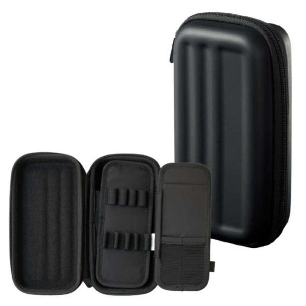 リヒトラブ　ハードシェル ペンケース XCOA［エクスコア］ ジェットブラック　A-3802-24