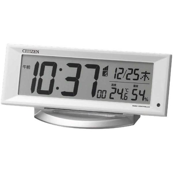 RHYTHM リズム　電波目覚まし時計 8RZ202003　8RZ202-003