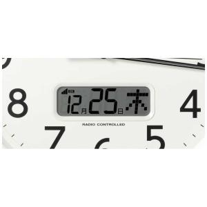 シチズン 温湿度計付き電波掛け時計 [電波自動...の詳細画像2
