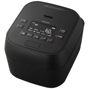 東芝　TOSHIBA　炊飯器 5.5合 東芝真空圧力IH 炎匠炊き グランブラック　RC-10MGW-K｜y-kojima