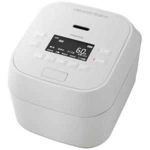 東芝　TOSHIBA　炊飯器 5.5合 東芝真空圧力IH 炎匠炊き グランホワイト　RC-10MGW-W｜y-kojima