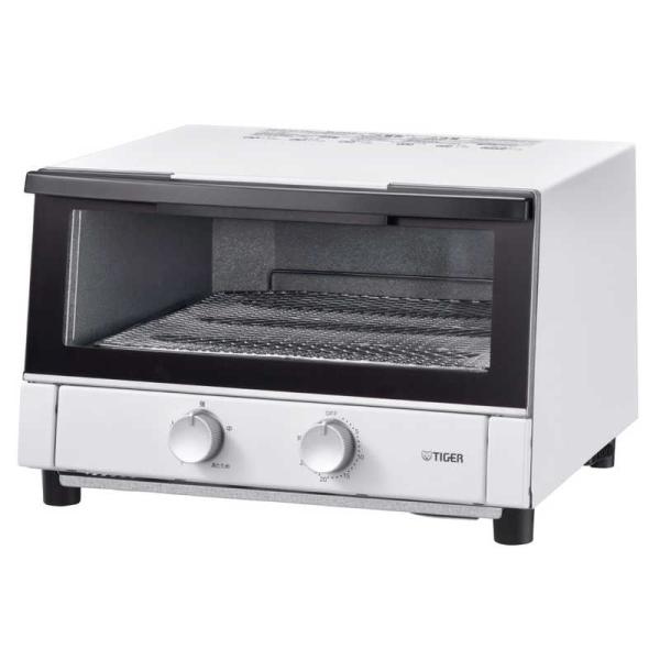 タイガー　TIGER　オーブントースター やきたて 1300W/食パン3枚 マットホワイト　KAM-...