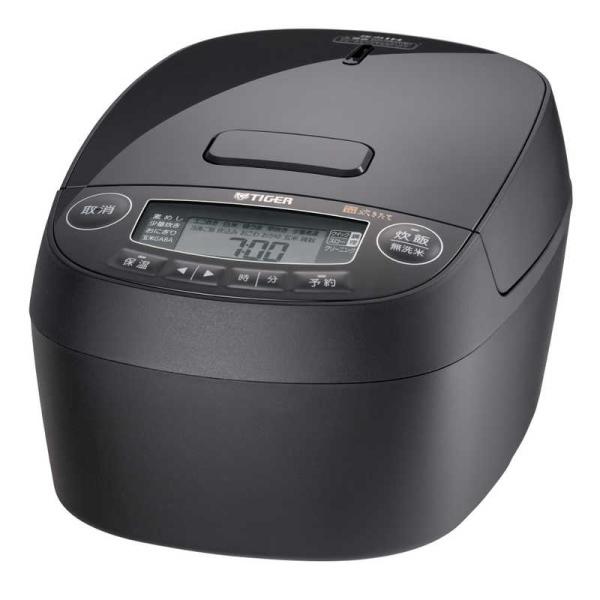 タイガー　TIGER　炊飯器 5.5合 炊きたて 圧力IHジャー 遠赤3層土鍋コート釜 モーブブラッ...