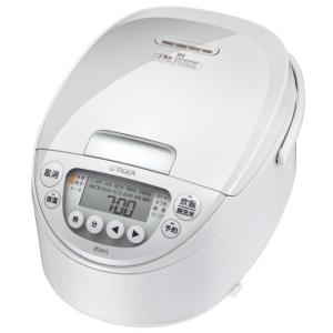 タイガー　TIGER　炊飯器 5.5合 炊きたて IHジャー 遠赤黒厚釜 ピュアホワイト　JPW-K100-WY