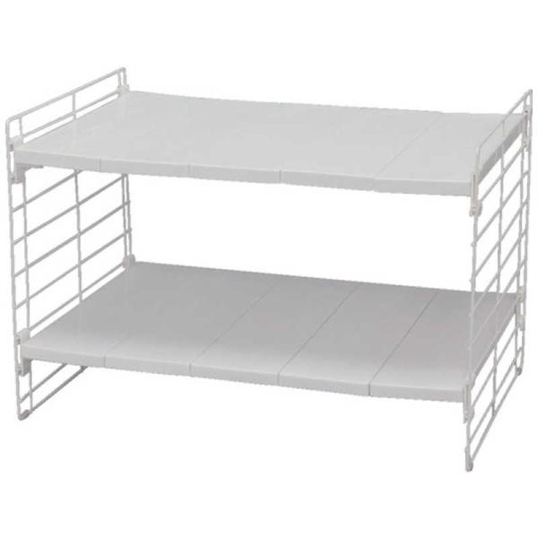 アイリスオーヤマ　IRIS OHYAMA　IRIS 246254 シンク下伸縮棚2段 USD-2V ...