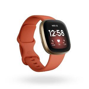 Ｆｉｔｂｉｔ　フィットビット　Ｖｅｒｓａ３　ＧＰＳ搭載　スマートウォッチ　Ｌ／Ｓ　サイズ　Ｆｉｔｂｉｔ　ピンククレイ　ＦＢ５１１ＧＬＰＫ−ＦＲＣＪＫ