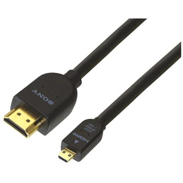 ソニー　SONY　HDMI変換・延長プラグ ブラック [1m/HDMI⇔MicroHDMI/スタンダ...