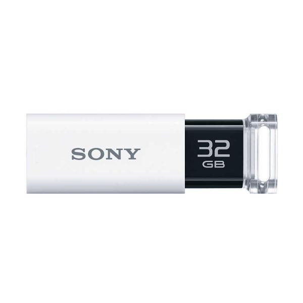 ソニー　SONY　USBメモリー「ポケットビット」[32GB/USB3.0/ノック式]　USM32G...
